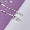 CHSHINE Fine 925 Sterling Silver Handcuffs Bracelet For Women Lovers Wedding Fashion Charm Jewelry