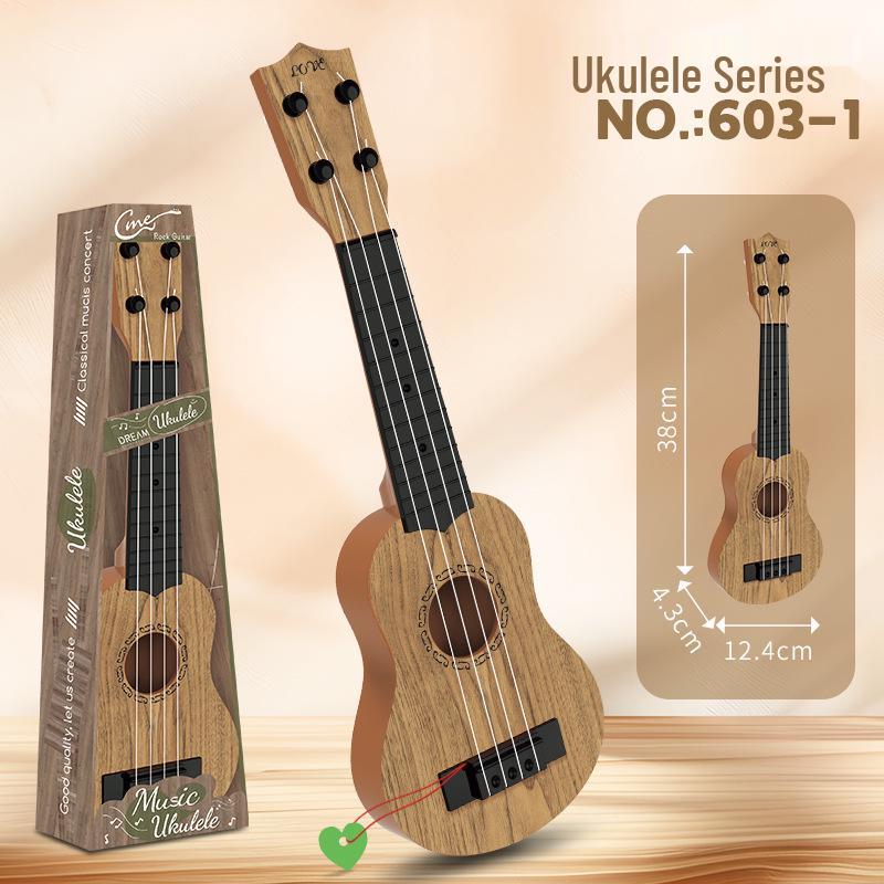 Realistic Guitar Playable Ukulele Toy for Children's Musical Education