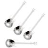 Guitar Coffee Teaspoons,4 Pcs Stainless Steel Musical Coffee Spoons Teaspoons Mixing Spoons Sugar Spoon(Silver)