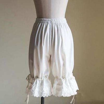 Mode europäischen und amerikanischen Sommer lässige Damenhose einfarbige Spitze lose bequeme Pumphose Pumphose Spitzenshorts