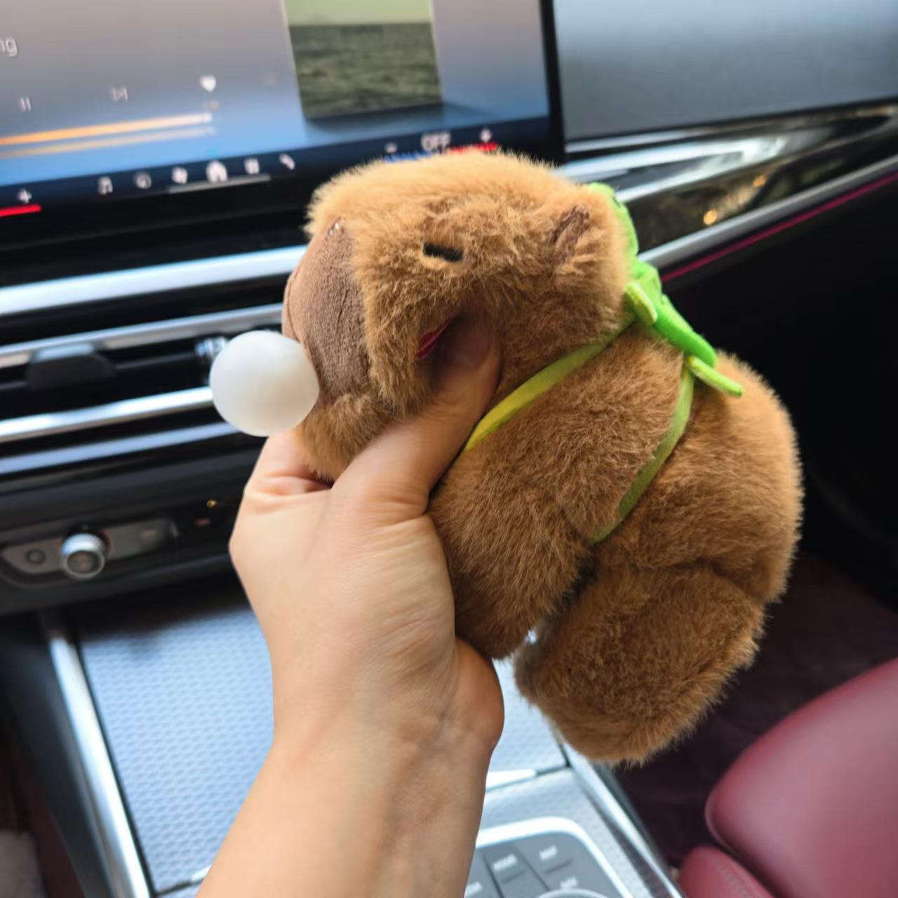 

Плюшевая игрушка-капибара, светящаяся в темноте, из смолы, черепаха, на запястье, для девочек