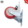 4 Pack Caster Wheels - 3" Casters Heavy Duty, Locking Industrial Casters Red