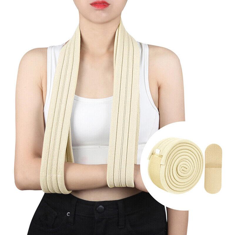 Breathable Shoulder Immobilizer Support Crane Arm Strap For Adults And Children Arm And Elbow Fixation бежевый