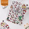 Embossed Hello Kitty Christmas Nail Art Stickers - Cute Trees & Snowflakes