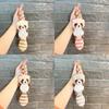 Plush Adorable Long Tailed Raccoon Toy Backpack Mini Doll Car Keychain Pendant