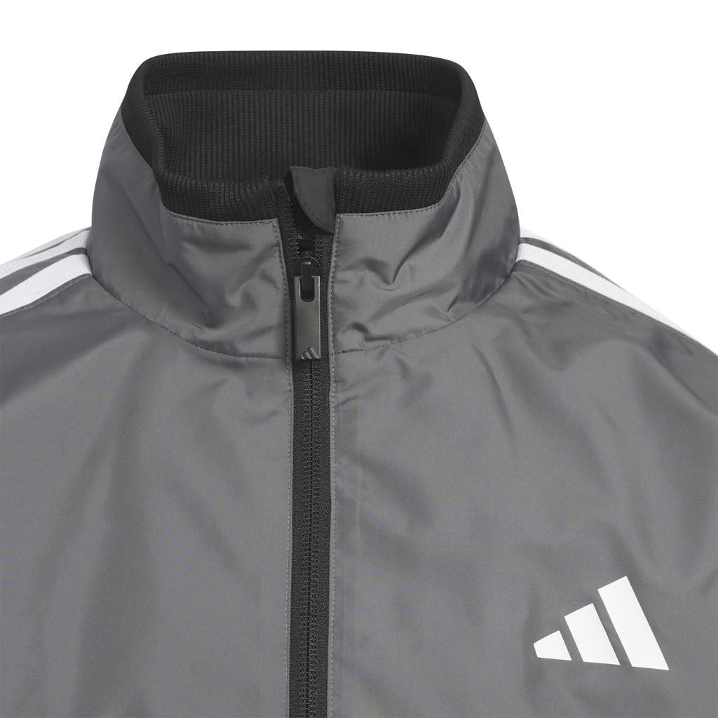 Adidas Essentials Woven Jersey Size Gray Size 140 Kids' Jacket, Unisex, N3379, Five/Black (KA1311),