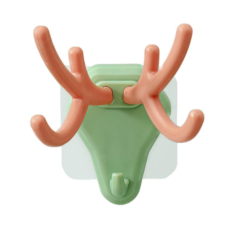 Selbstklebender Wandhaken mit Geweih-Design für Küche & Badezimmer