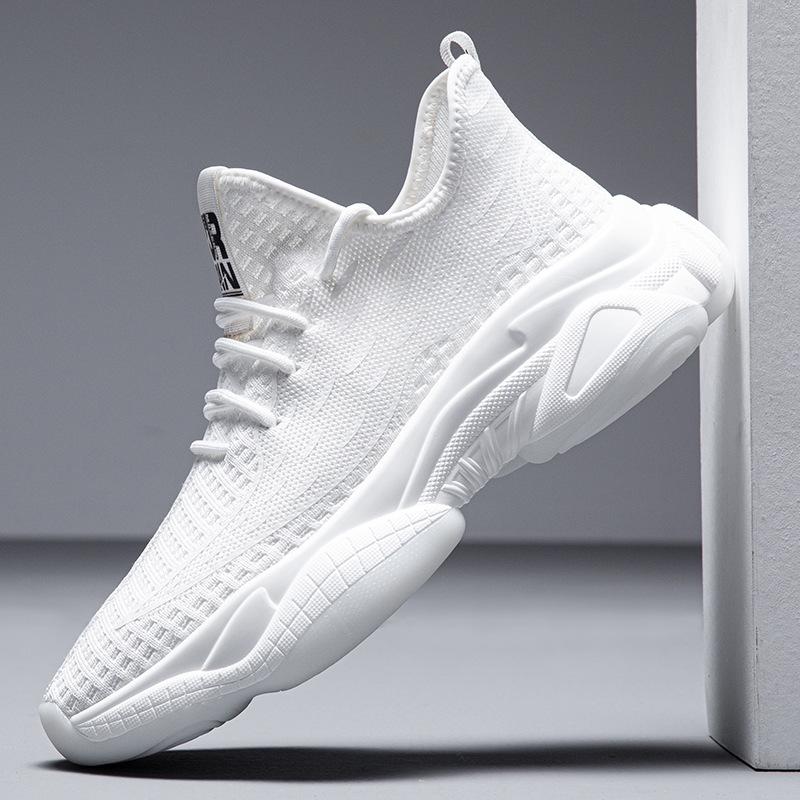 

Мужская обувь очень большого размера, новые сетчатые спортивные туфли лето 2025, модная повседневная обувь, папины кроссовки на толстой подошве с внутренней высотой 38