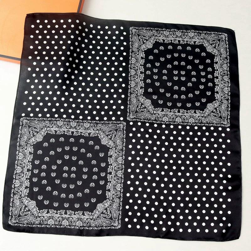 Neuer 100% Naturseide Schal Halstuch Foulard Damen Bandana Schals Frauen Hijab Schal Wickeltuch Quadratisches Kopftuch