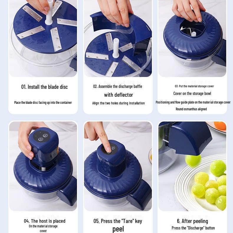 Electric Peeler for Fruits & Vegetables - Ideal for Home or Commercial Use