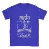 Mgla T Shirts for Men 100% Cotton Novelty T-Shirt Round Neck Band Tees Short Sleeve Tops 4XL 5XL