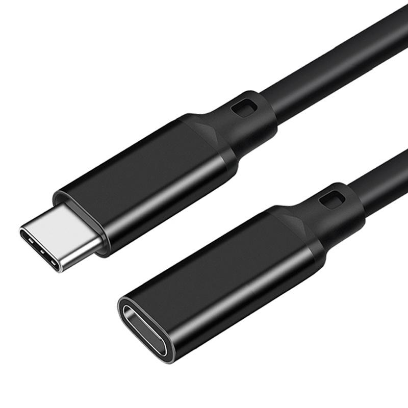 USB C Extension Cable Male To Female Type C USB3.2 Gen2 10Gbps 100W Fast Charging Extender Cord for MacBook Pro Samsung