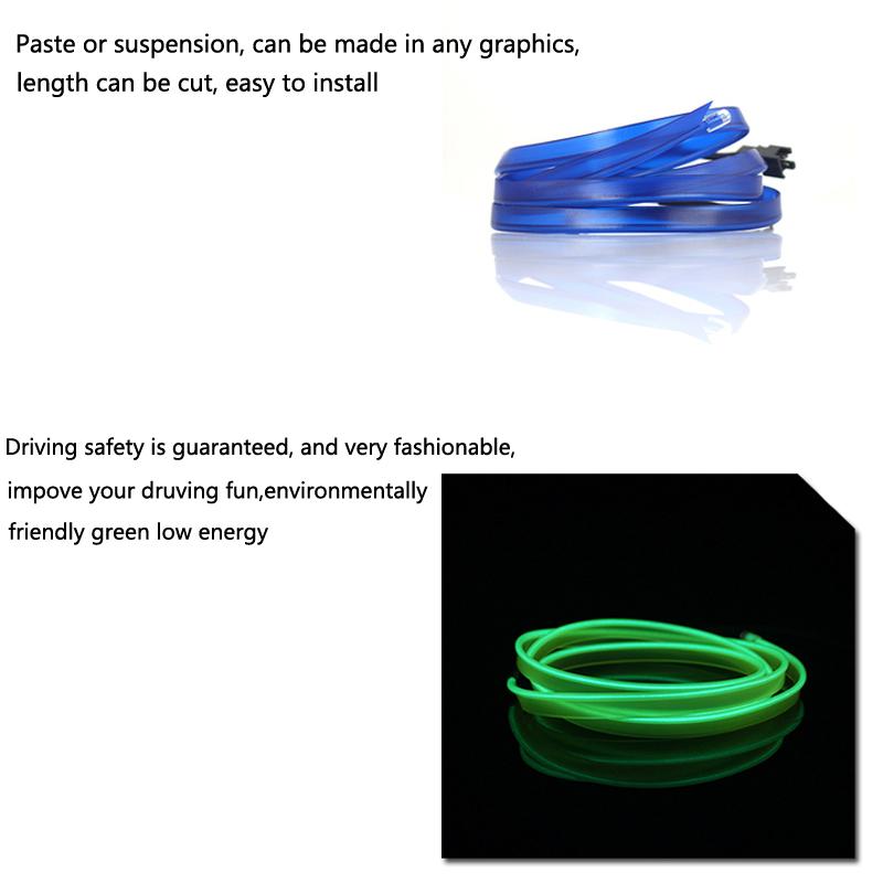Striscia LED per auto EL Wire per luce decorativa Neon Per Honda civic accord crv jazz city hrv Subaru Forester Impreza