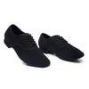 Ballroom Latin Dance Shoes Men Jazz Shoes Sneakers for Men Low Heel Professional or Practice Dancing Shoes Oxford Cloth