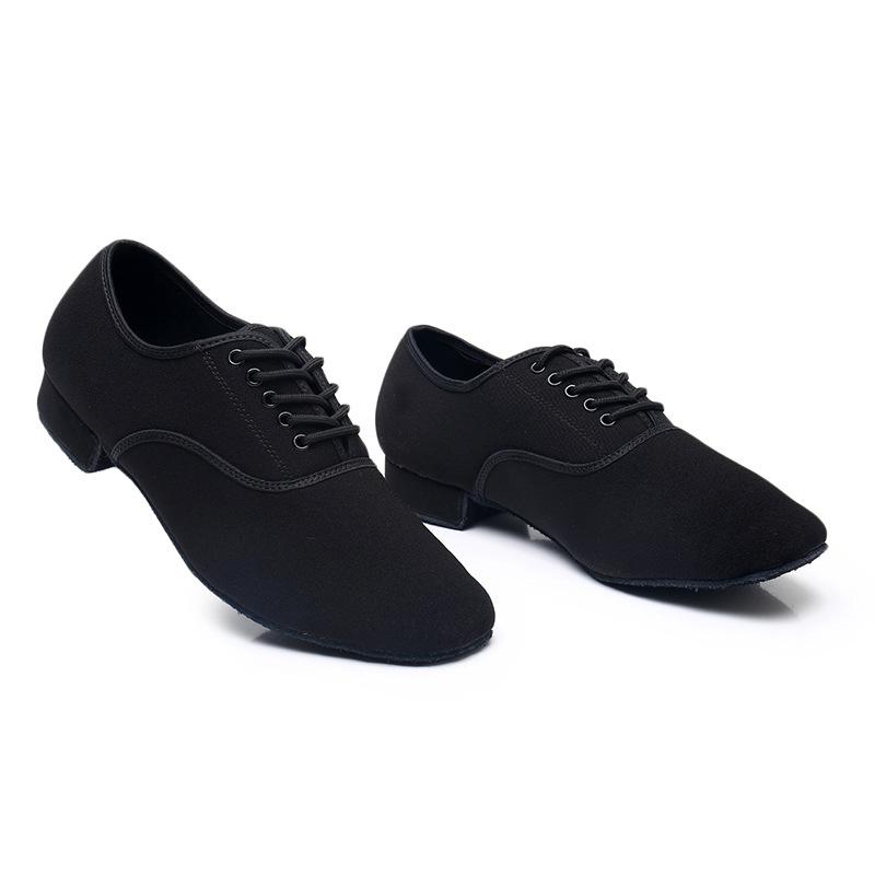 Ballroom Latin Dance Shoes Men Jazz Shoes Sneakers for Men Low Heel Professional or Practice Dancing Shoes Oxford Cloth