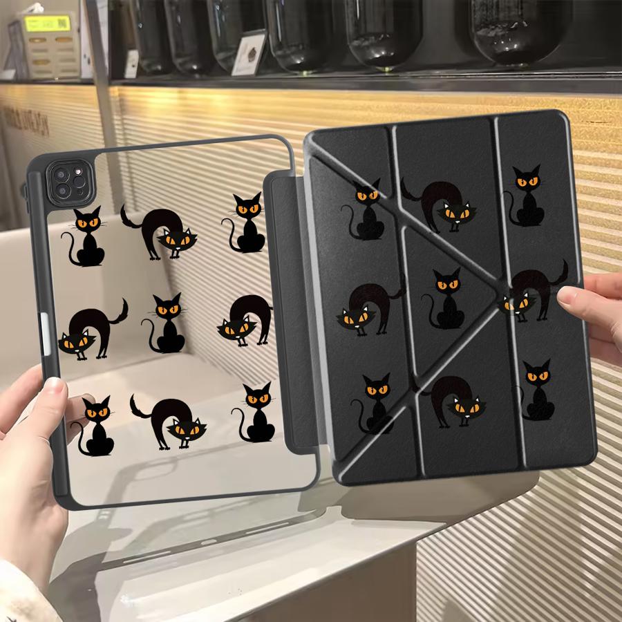 Cartoon Cat Dog Tablet Case For iPad Pro 11th 10th 9th 8th 7th 12.9inch Pro 2025 Air 4 5 M3 M2 1 2 M4 11inch Mini 6 7 Holder