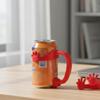 Palm Design Soda Can Handle with Suction Cup Soda Can Support Creative Soda Can Grip  For 12 Oz Can