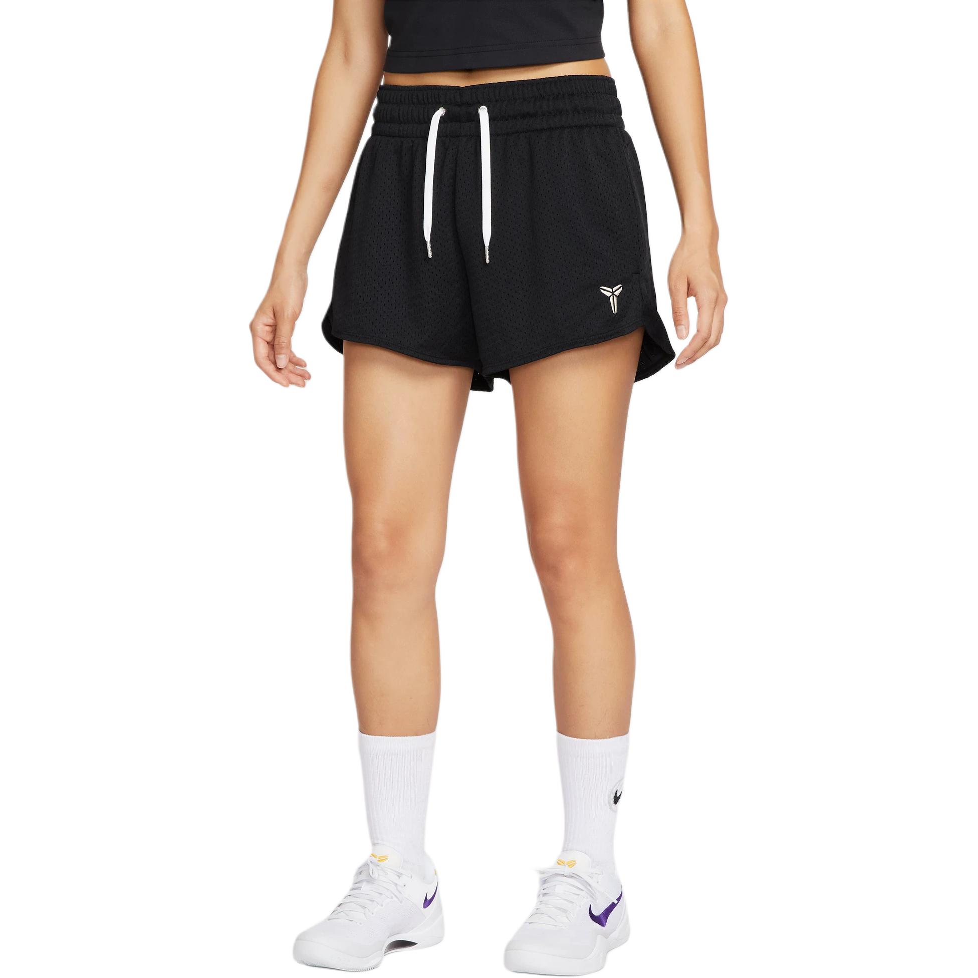 

New Nike Sports Shorts Women s 010 Black/Dune White IB2723-010 2XL