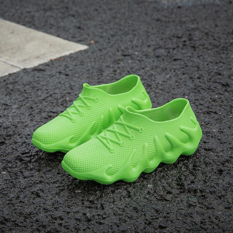 

Пара сетчатых кроссовок мужская обувь женская обувь повседневные дышащие кроссовки обувь на вулканизированной подошве 42 зелёный