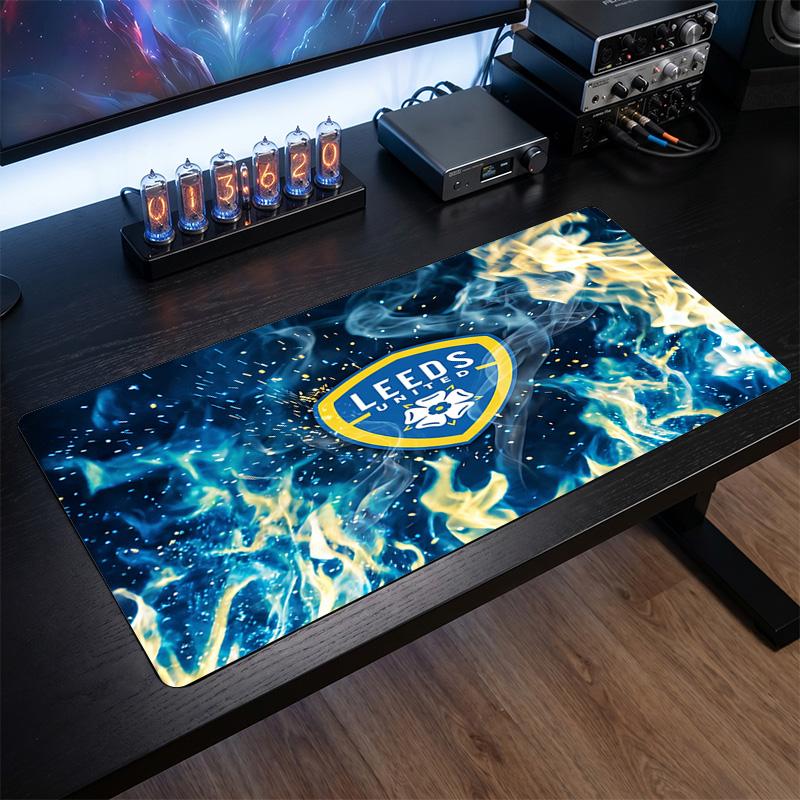 Tappetino Mouse Grande Stampa Leeds United Football, Tappetino Esteso Antiscivolo per Scrivania da Gioco per Ufficio Casa