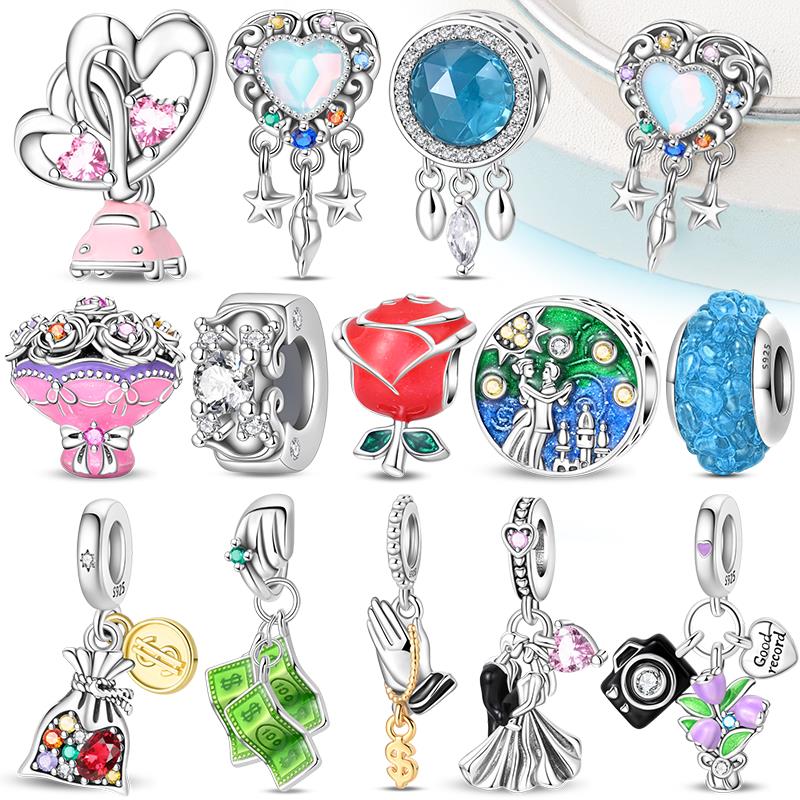 Romantic Wedding Pendant Copper Beaded 3mm Do It Yourself Party Exquisite Jewellery Making Gift High Quality Durable Material