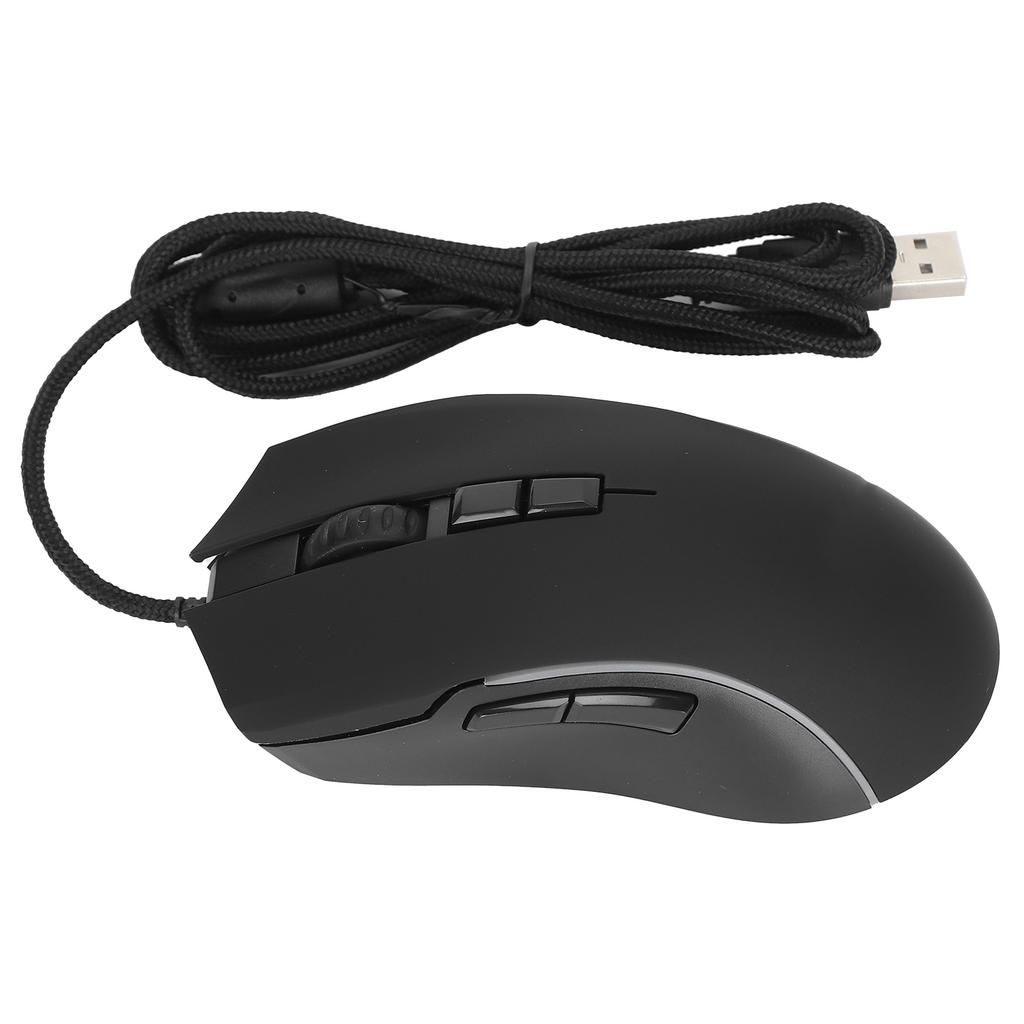 Gaming Mouse Adjustable 7200DPI Ergonomic RGB Lighting Wired Mouse for Gamer Desktop Laptop