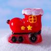 Mini Christmas Figurines Santa Clause Cartoon Snowman Statue Gift Miniature Knick-knacks