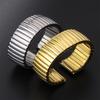 Silver Gold Elastic Watch Strap 12mm 14mm 16mm 18mm 20mm 22mm Stainless Steel Watch Band Women Men Bracelet Expansion Wristband