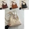 Stylish Solid Color Tote Bag With Zipper Closure And Phone Pocket For Women