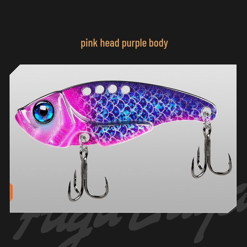Iron Plate VIB Rattlesnake 3D Spinnerbait: Universal Long Cast Lure