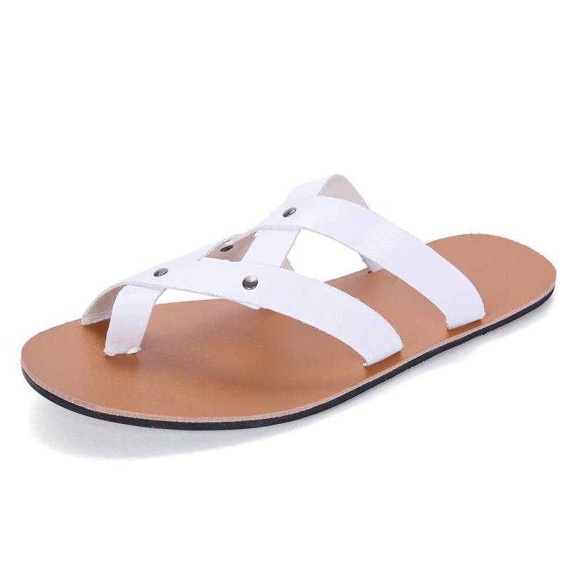 

Быстросохнущие забродные туфли для мужчин, повседневные тапочки, простые пляжные туфли для отдыха, прогулок, молодежные сандалии для подростков 44 белый