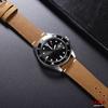 Vintage Oil Wax Calfskin Watch Band 18mm 20mm 21mm 22mm Handmade Stitching Cowhide Straps for Omega Retro Brown Black Wristband