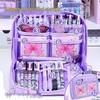 12-Layer Cute Cartoon Pencil Case for Girls - Perfect for Elementary and Junior High Students