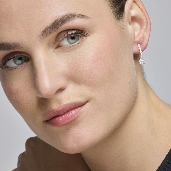 Boucles d'oreilles Luxenter Nusxus finition argentée