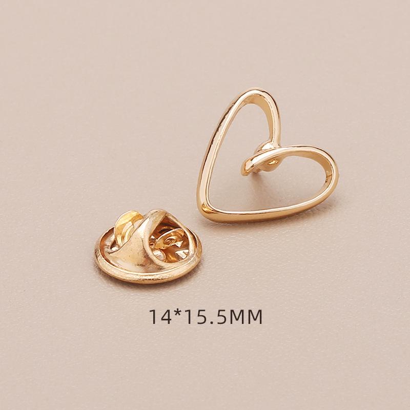 High-End No-Sew Clover Bow Brooch for Shirt Collars