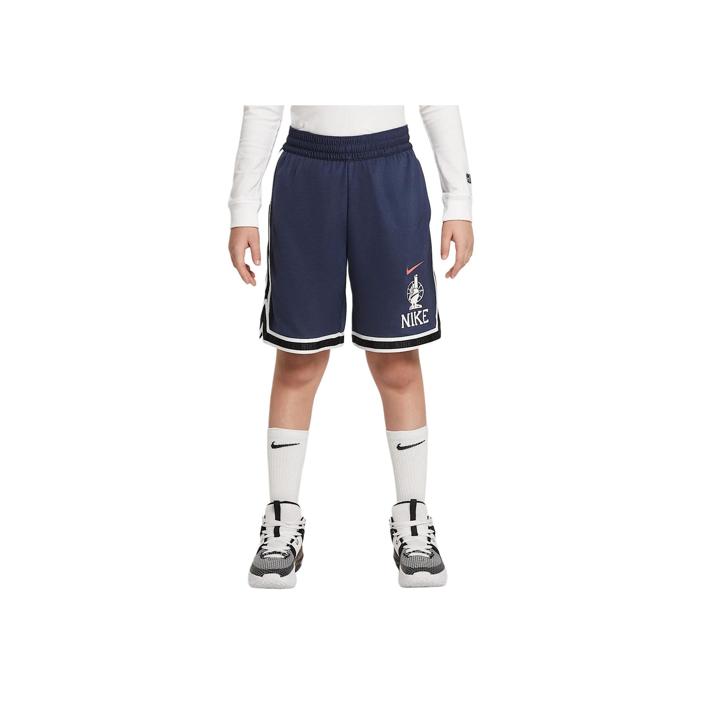 Nike DNA High Basketball Series CHBL Dri-FIT Casual Simple Quick-Dry Loose Fit Shorts Kids shorts Lightning-Blue IB9965437 L