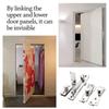 Stainless Steel Door Pivot Hinge 360 Degree Rotation 64mm-150mm Location Shaft Up and Down Heavy Duty