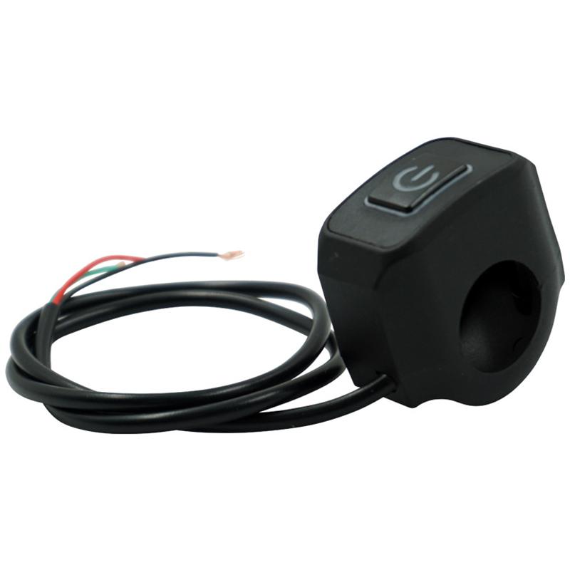 22Mm Motorcycle Handlebar Switch Momentry Buttton For Electric Control With Led
