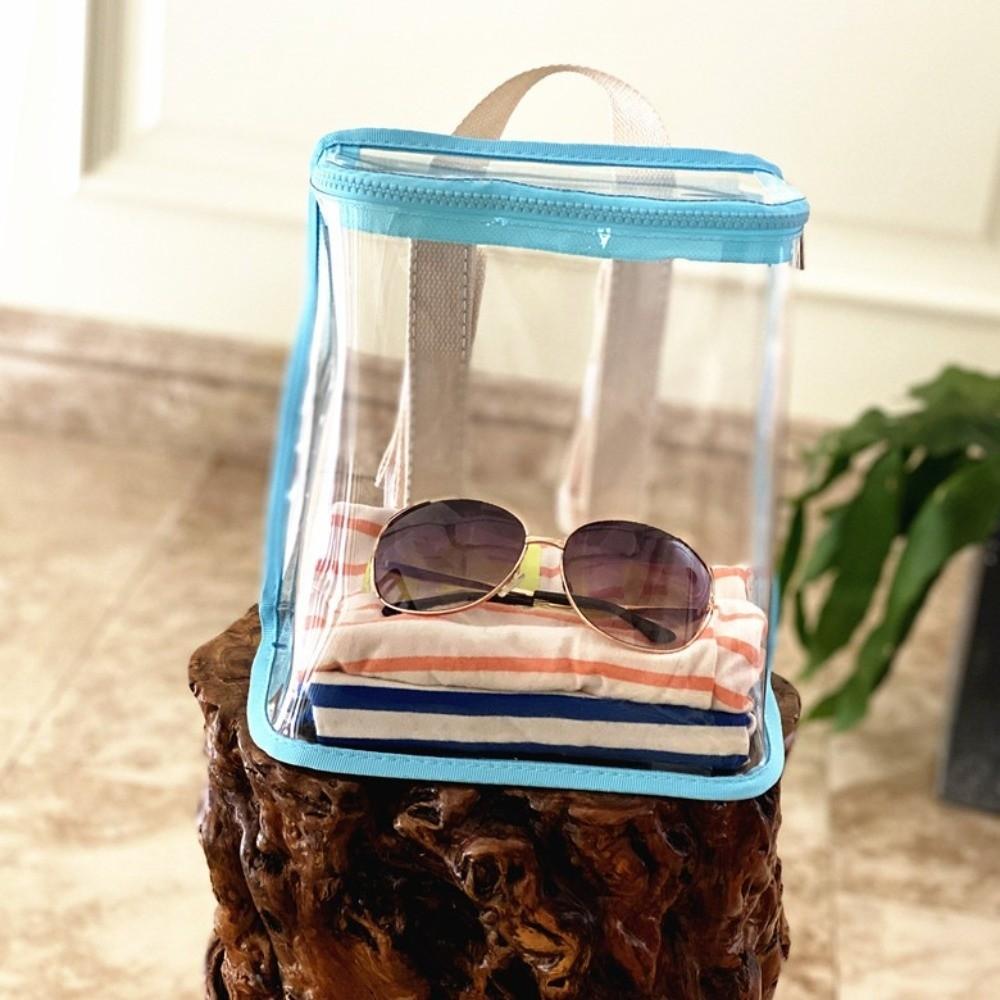 PVC Organizer Clear Kids Backpack Visible Beach Waterproof Backpack  for Outdoor Sports
