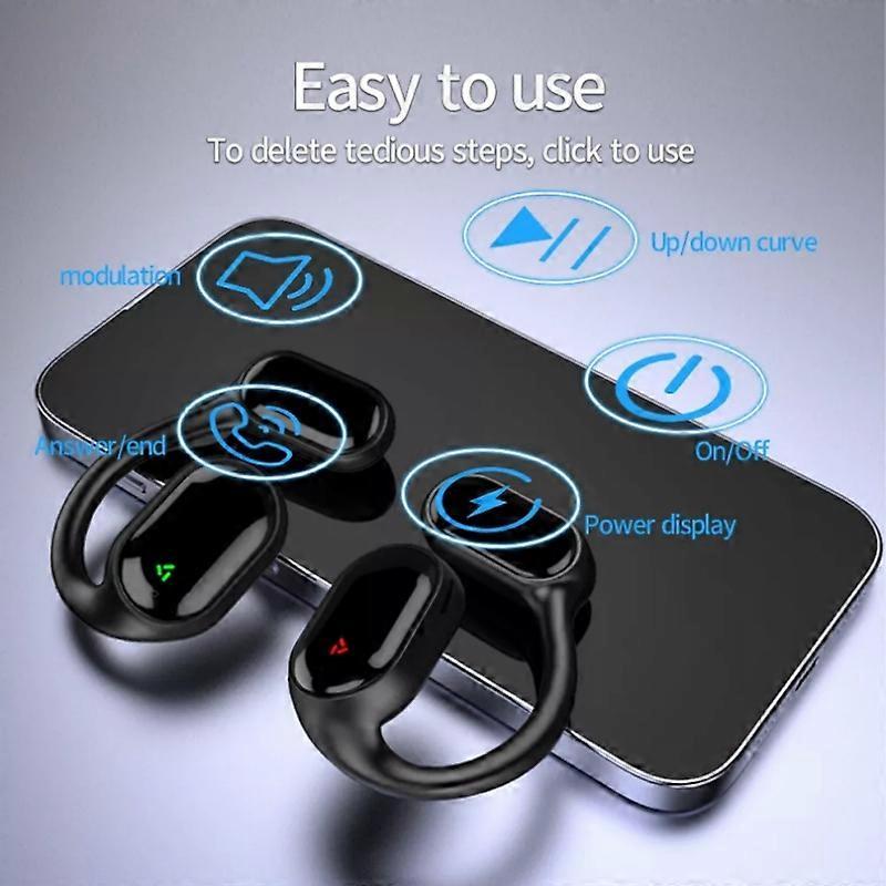Sweatproof Wireless Bluetooth Earphones Headphones Sport Gym Earbuds