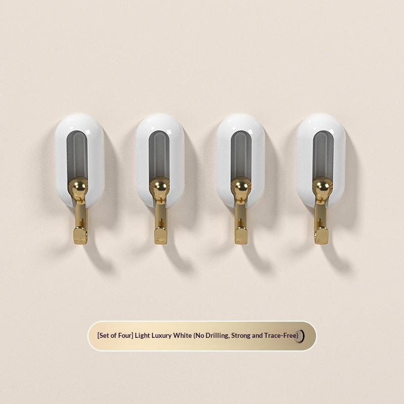 4Pcs Multi-Purpose Hooks Non-Perforated Hook Home Hook Strong Adhesive Wall Hanging Wall Load-Bearing Non-Marking Hook Wall