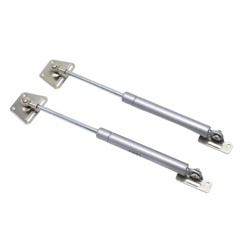 

2Pcs Furniture Hydraulic Support Rod Spring Buffers Hydraulic Telescopic Rod Gas Spring Hinges Door Strut Lid Support 1
