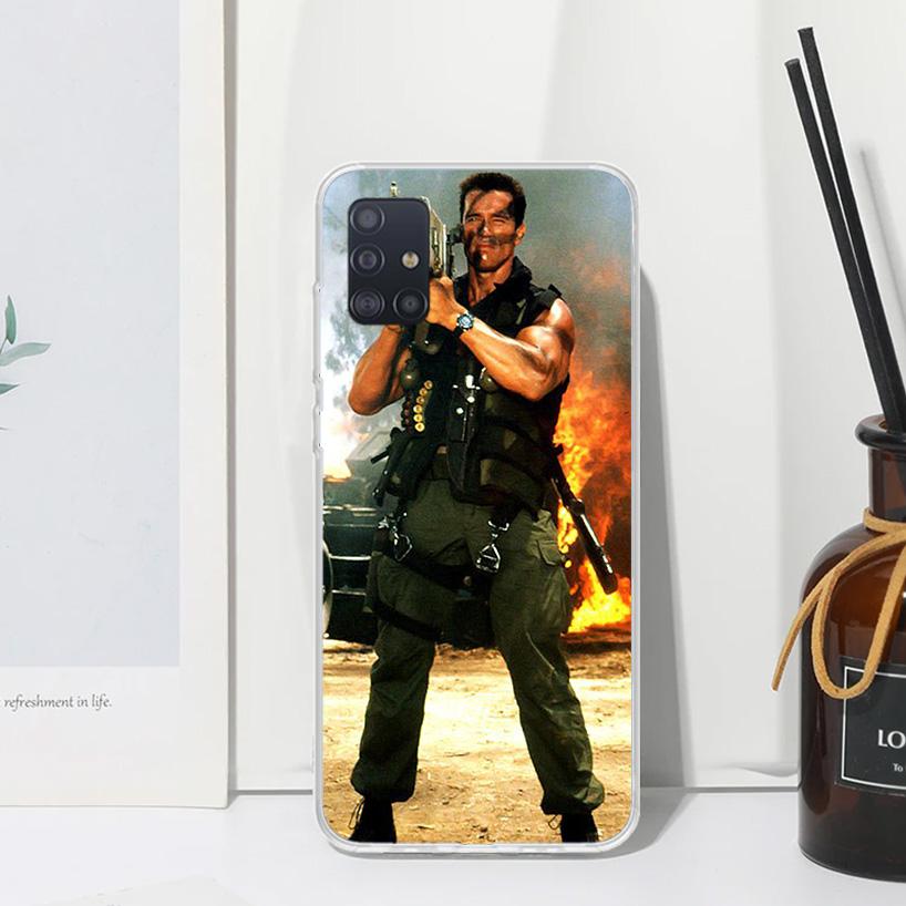 Arnold Schwarzenegger Terminator Phone Case For Samsung Galaxy A52 A42 A32 A22 A12 A02S A72 A51 A50S A41 A31 A21S A71 A40 A30S A