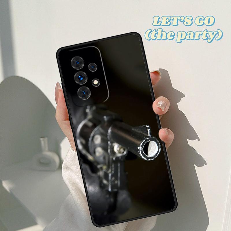 Pistol Gun phone case For Samsung Galaxy A42 A31 A40 A51 A71 A32 A80 A91 A52 A72 A73 A20e A21S A50 A70 A11 A12 Cover