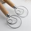 Large Hand Danish Dough Whisk Bread Mixer Stainless Steel Cake Pastry Dough Mixer Stick Egg Beater Kitchen Baking Blender Tools