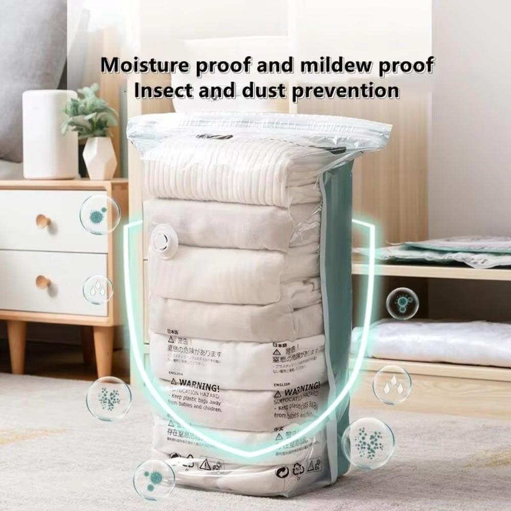 Compression Design Vacuum Storage Bags No Pump Closet Organizer Bags Closet Organization