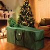 Xmas Tree Storage Bag 600D Oxford Fabric Rectangular Large Capacity Xmas Tree Storage Container for Clothes Quilt