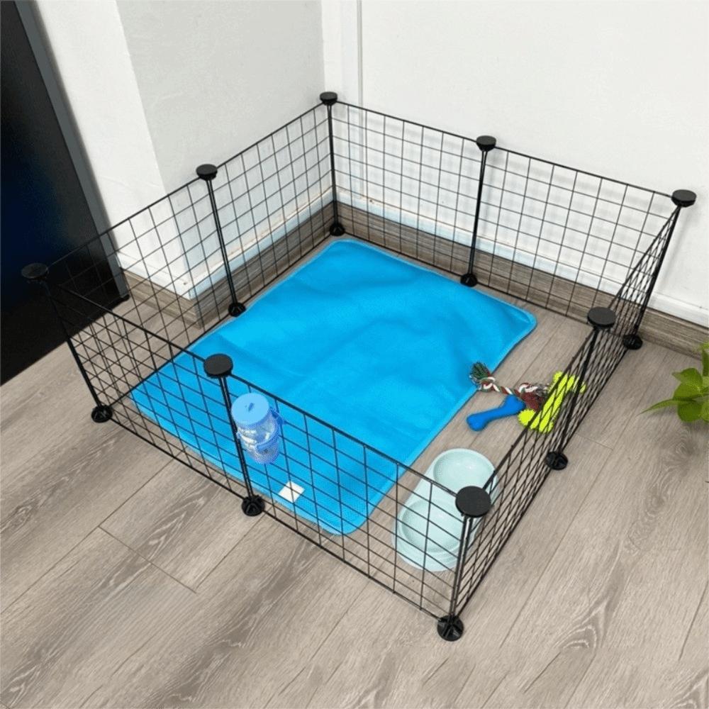 Stohovatelný DIY Pet Plot Proti úniku Kočka Pes Ohrádka Odolná Vnitřní Psí Klec Malá Zvířata
