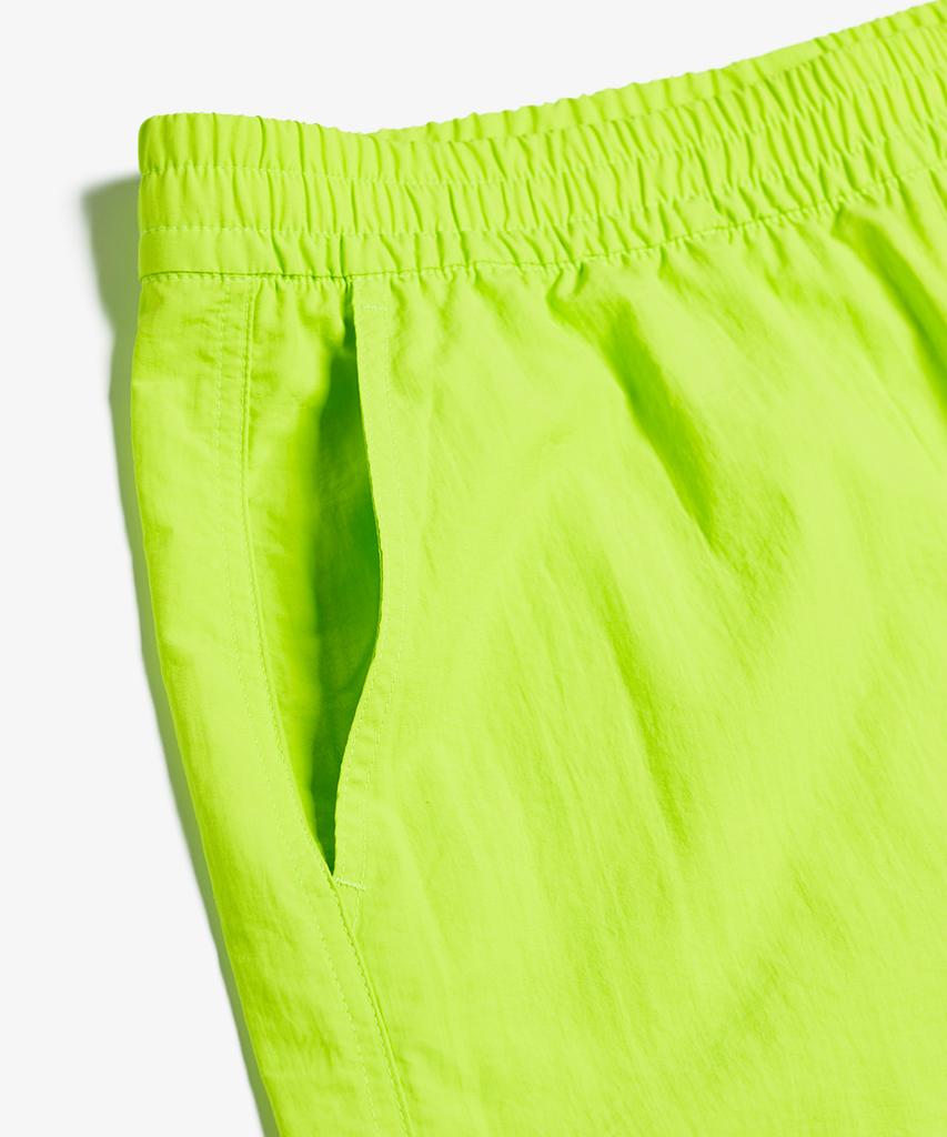 Baellob Men'S Packable Travel And Swim Shorts Lime