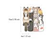 30pcs Cat Alien Bookmark Creative Portable Laptop Travel Graduation Student Graffiti Stationery Page Bookmark